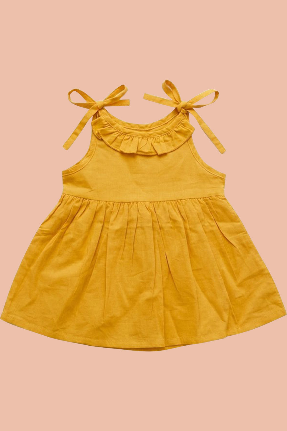 Oh Baby 100% Pure Cotton Everyday Comfort Baby Vest – Soft Breathable Infant Innerwear for Newborn Boys & Girls - Orange - FR07