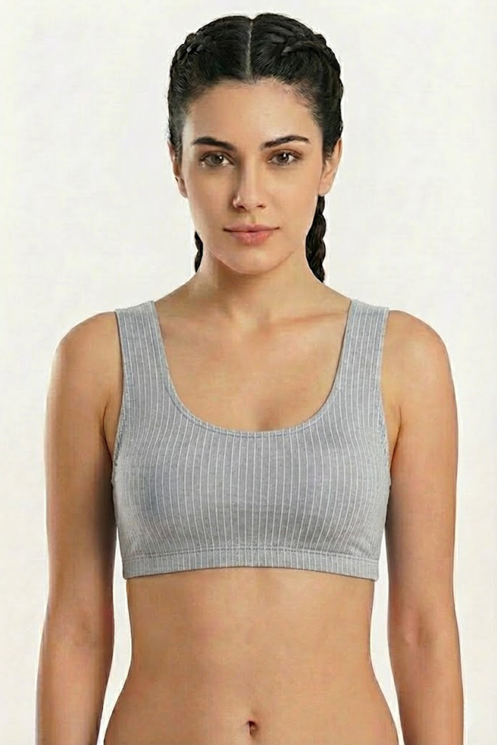 Women’s Printed Padded Sport Bra – High Coverage, Seamless & Soft Feel, Non-Wired Comfort - 168