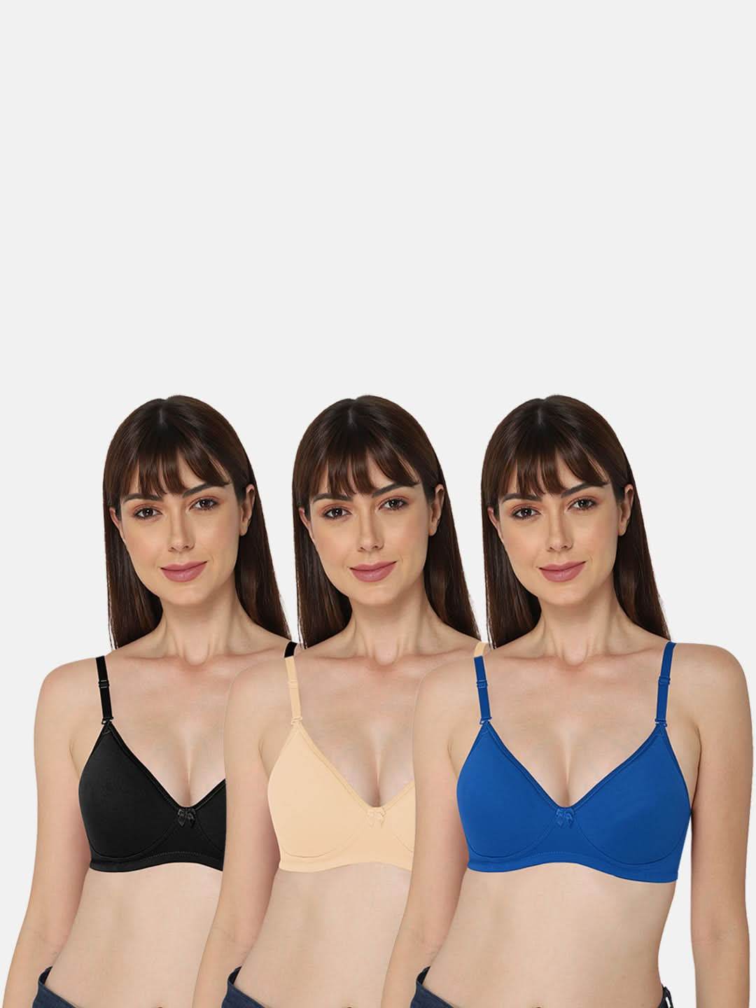 Intimacy Everyday Bra Special Combo Pack – Comfortable and Supportive Bras for Daily Wear (EC06 - C35) - Naidu Hall Family Store