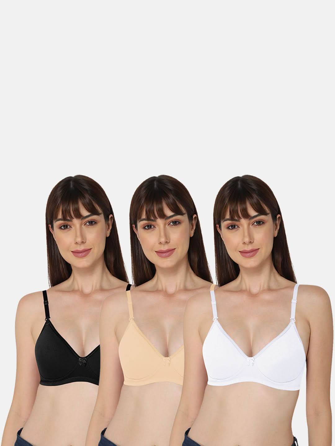 Intimacy Everyday Bra Combo Pack – Comfortable, All-Day Support for Women, Perfect Fit (EC06 - C63) - Naidu Hall Family Store