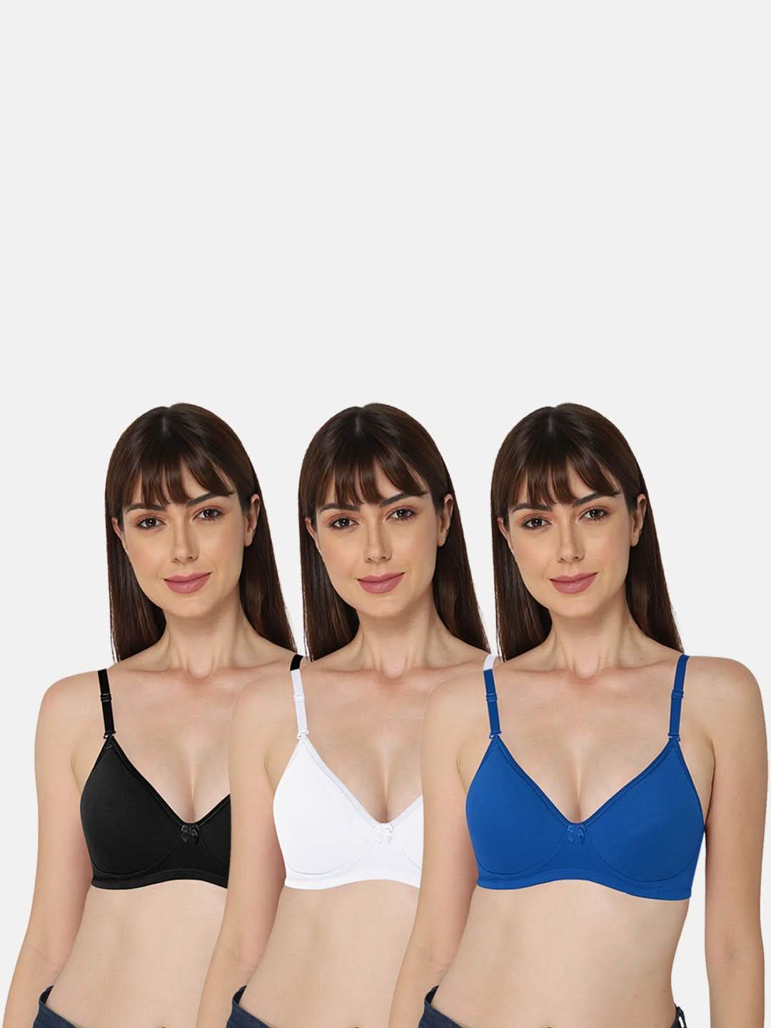 Intimacy Everyday Bra Combo Pack – Comfortable and Supportive for Daily Wear, Perfect Fit for All Day Comfort (EC06 - C43) - Naidu Hall Family Store