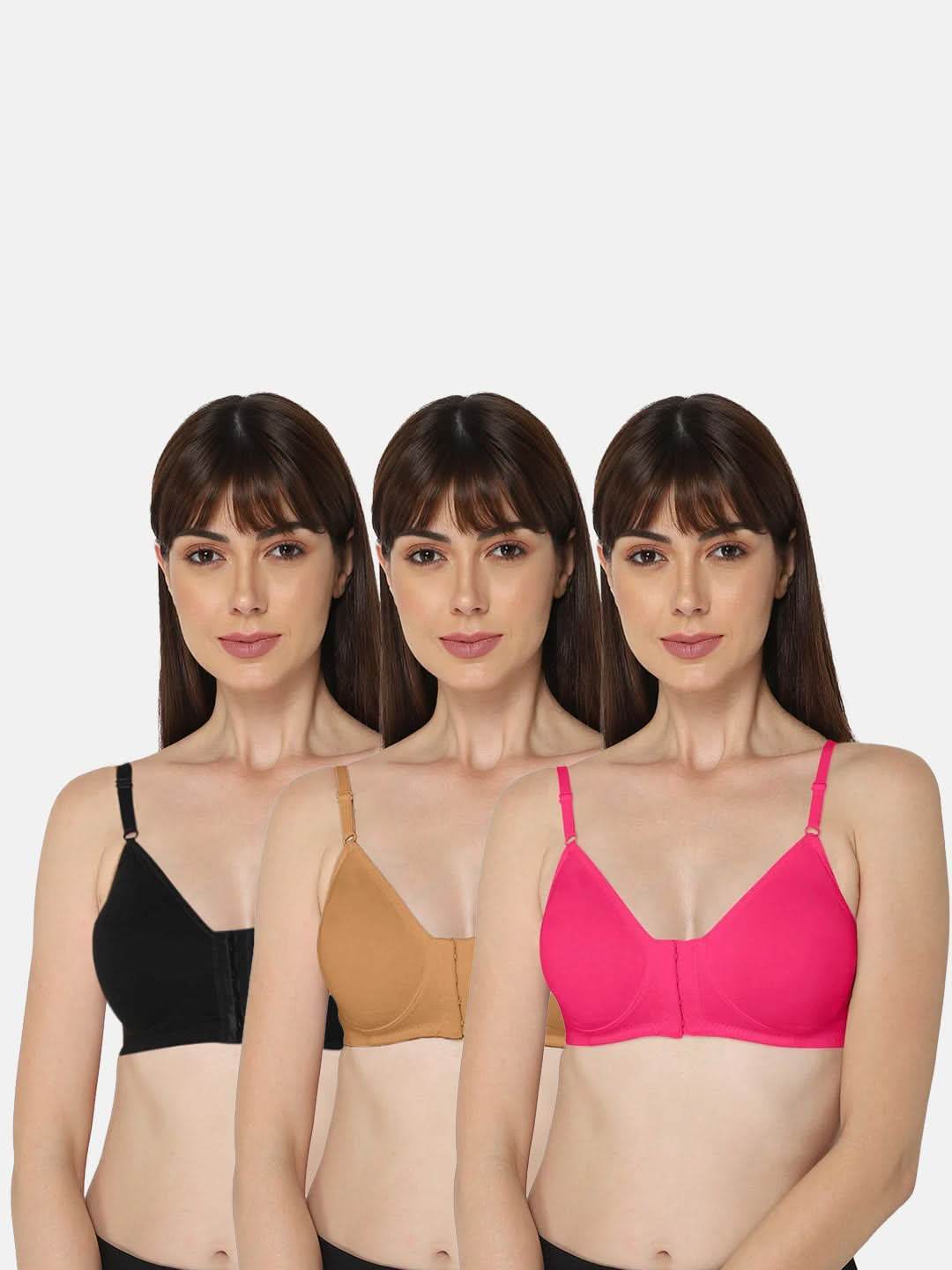 Intimacy Everyday Bra Combo Pack – Soft, Comfortable, and Supportive Bras for Daily Wear (EC07 - C65) - Naidu Hall Family Store