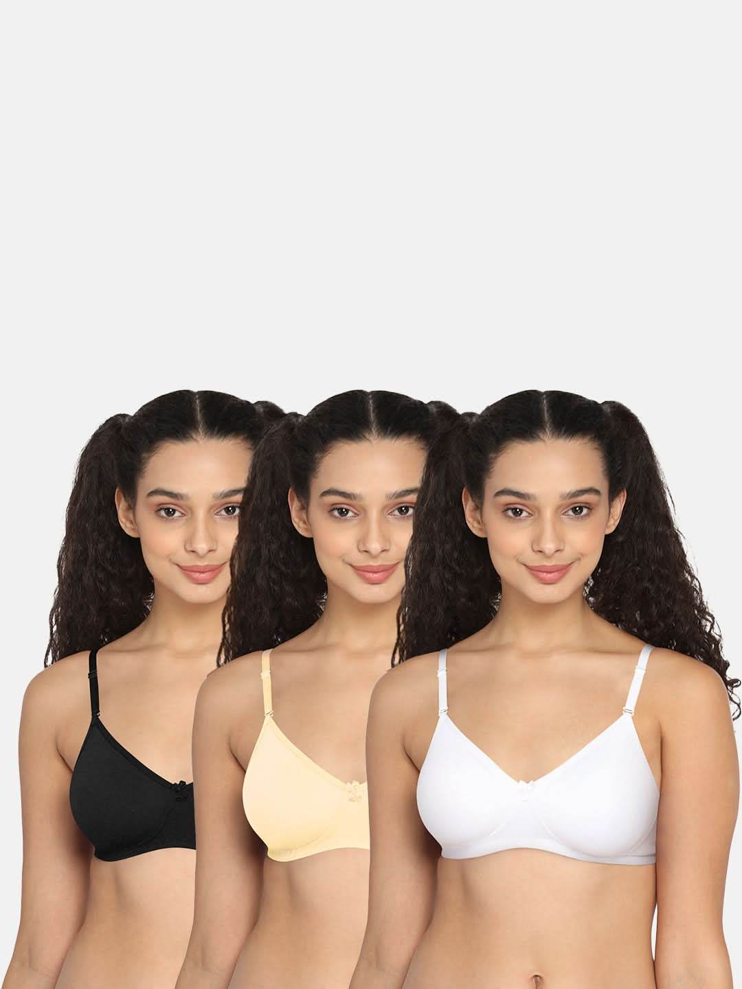 Intimacy Everyday Bra Special Combo Pack – Comfortable, Supportive, and Stylish Bras for Daily Wear (ES06, C63) - Naidu Hall Family Store