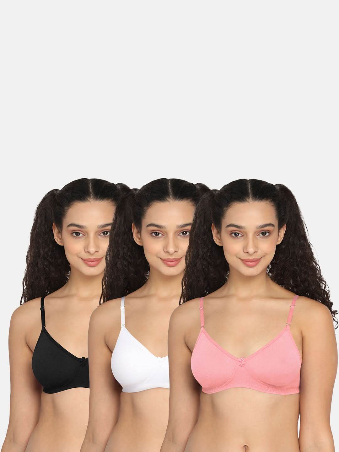Intimacy Everyday Bra Combo Pack – Comfortable, Supportive Bras for Daily Wear, Ideal Fit for All-Day Comfort (ES06 – C39) - Naidu Hall Family Store