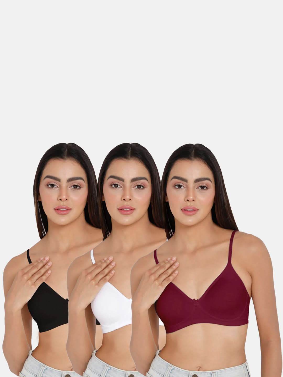 Intimacy Everyday Bra Combo Pack – Comfortable, Stylish, and Affordable Daily Essentials for Women (ES11 - C45) - Naidu Hall Family Store