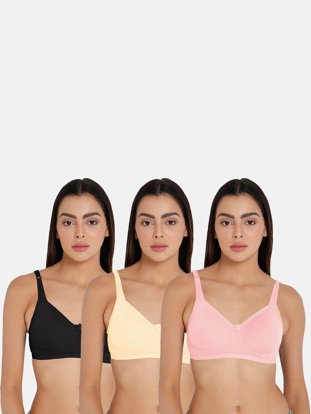 Intimacy Everyday Bra Combo Pack – Soft, Comfortable, and Supportive Bras for Daily Wear (ES21 - C67) - Naidu Hall Family Store