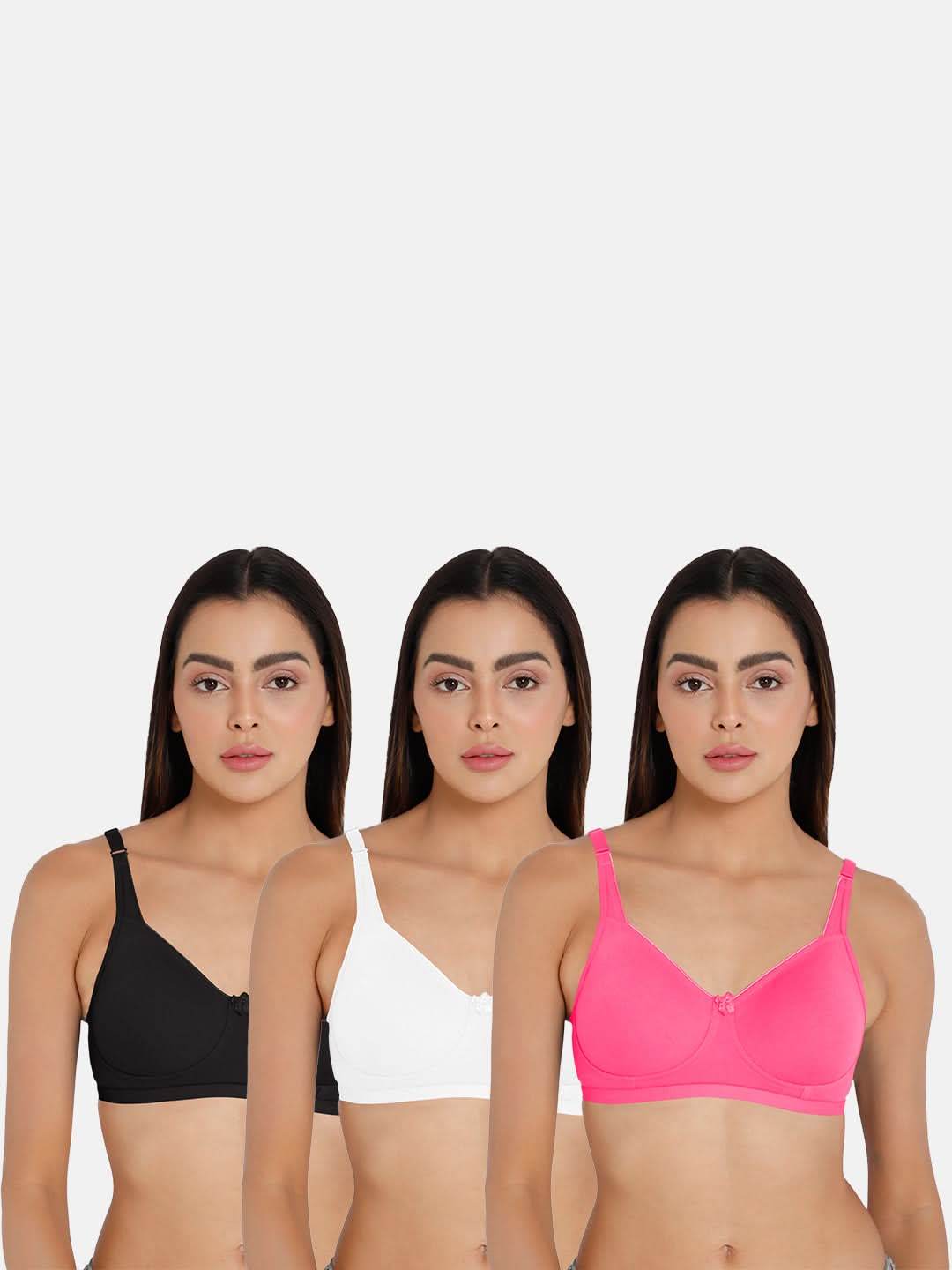 Intimacy Everyday Bra Special Combo Pack – Soft, Comfortable Support for Daily Wear (ES21 - C38) - Naidu Hall Family Store