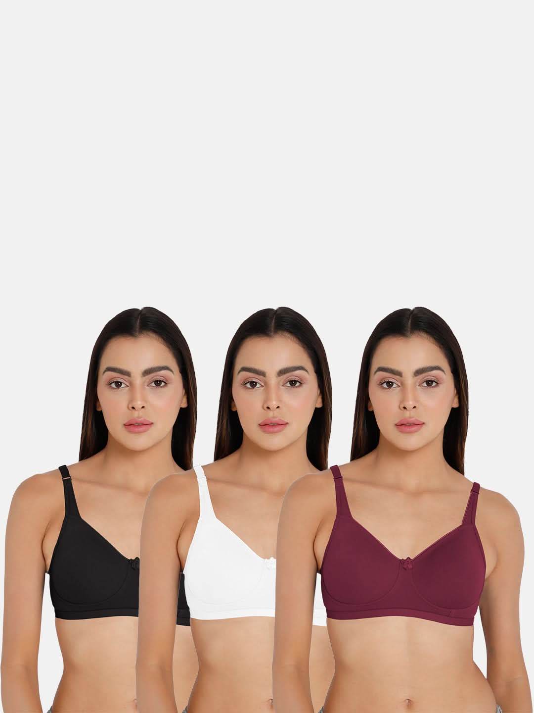 Intimacy Everyday Bra Combo Pack – ES21 C45 – Stylish, Comfortable, and Versatile Essentials for Daily Wear - Naidu Hall Family Store