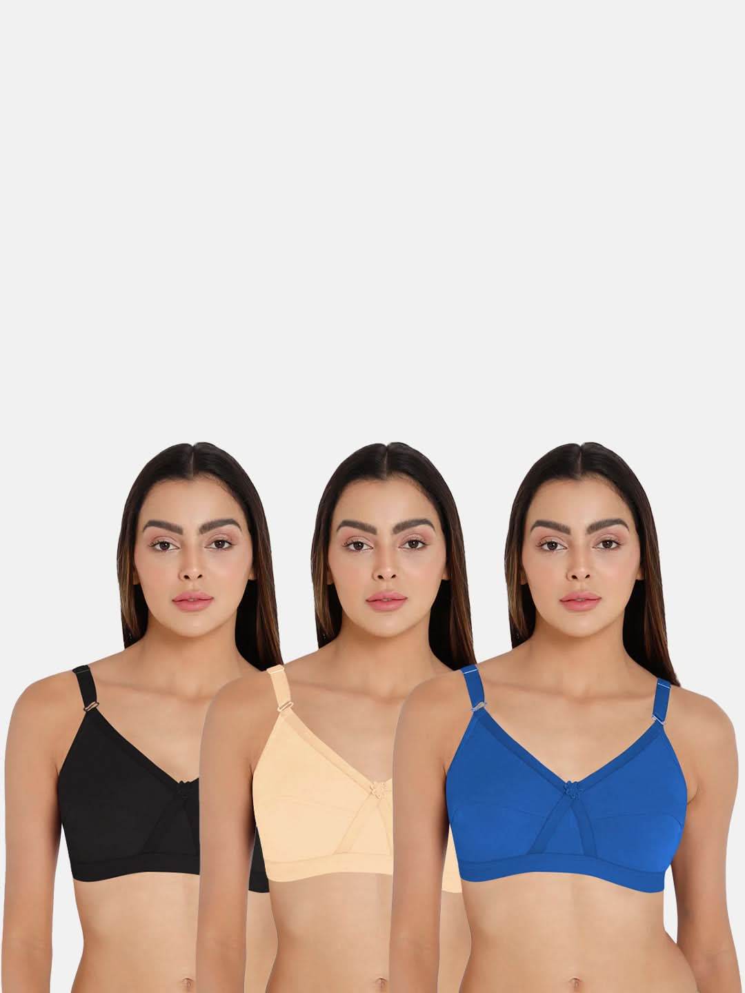 Intimacy Def-Bra Kriss-Kross Special Combo Pack – Stylish and Supportive Bras for Everyday Comfort (C35) - Naidu Hall Family Store