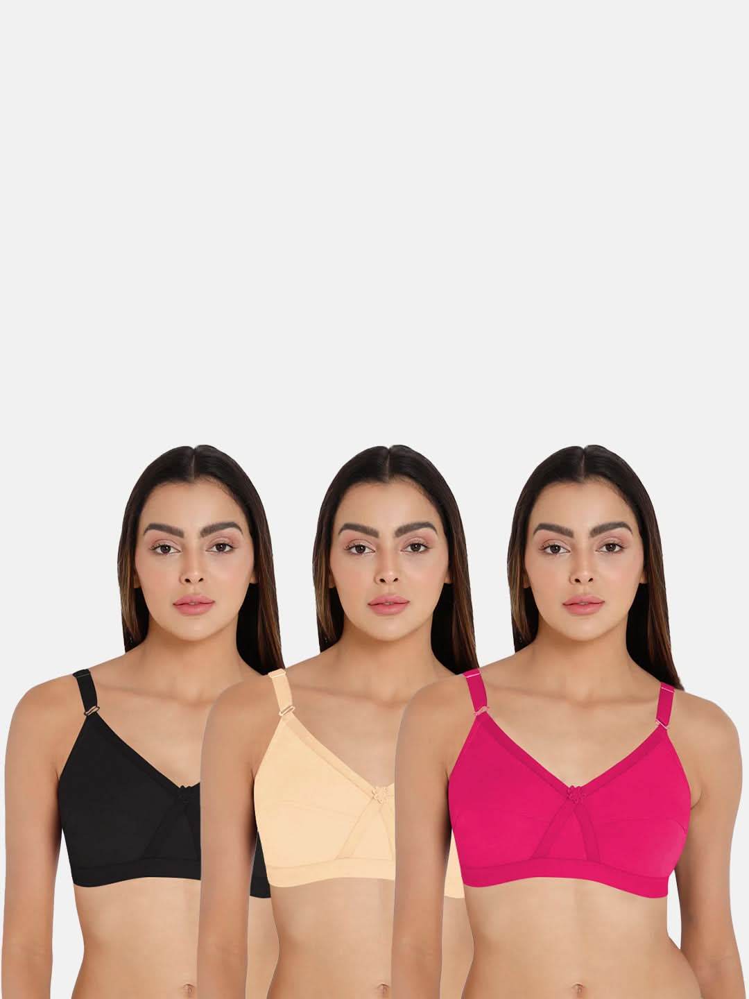 Intimacy Def Bra Special Combo Pack – Stylish and Comfortable Kriss-Kross Design for Everyday Wear (C66) - Naidu Hall Family Store