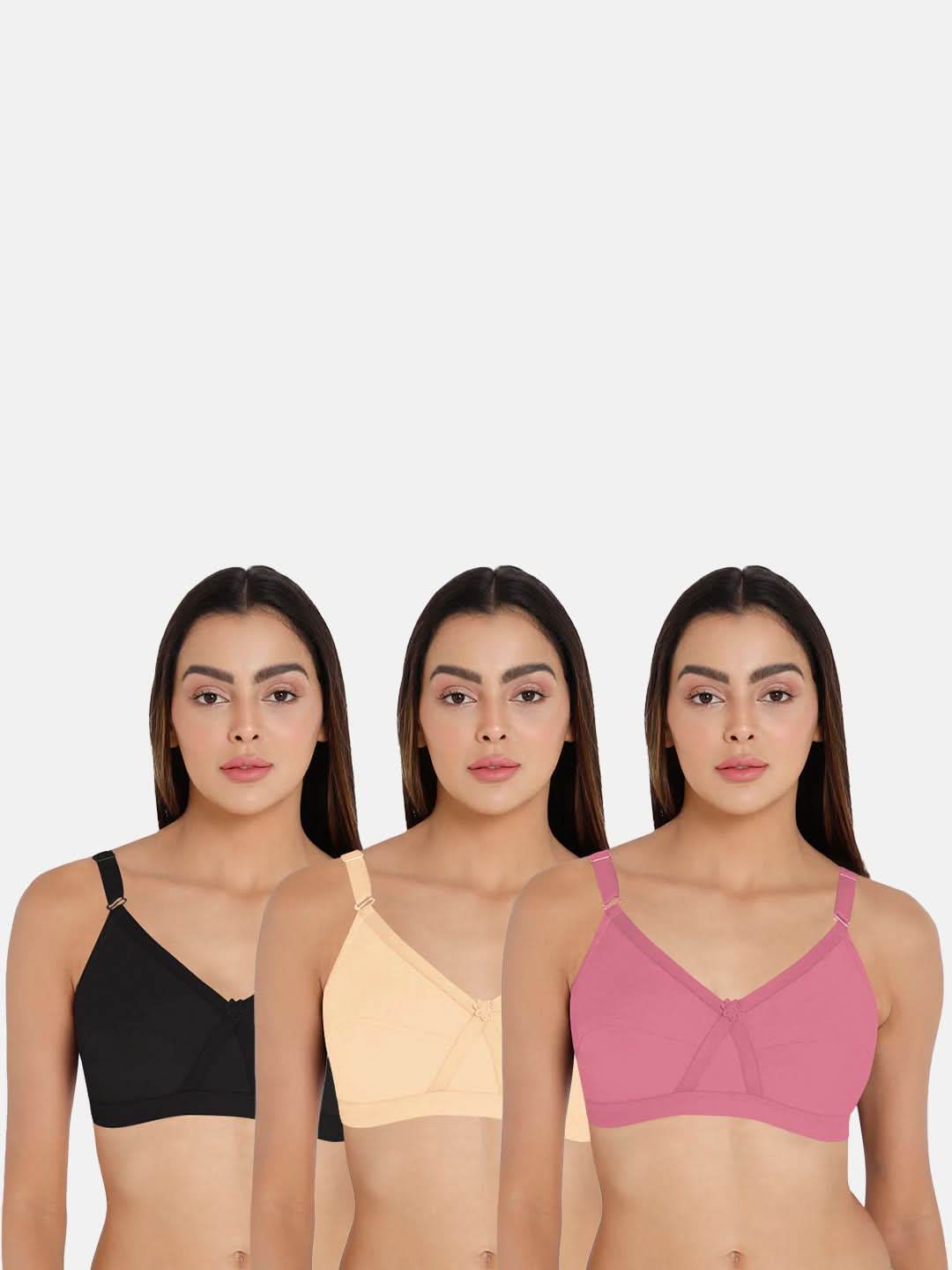 Intimacy Kriss-Kross Def-Bra Special Combo Pack – Stylish and Comfortable Support for Everyday Wear (C67) - Naidu Hall Family Store