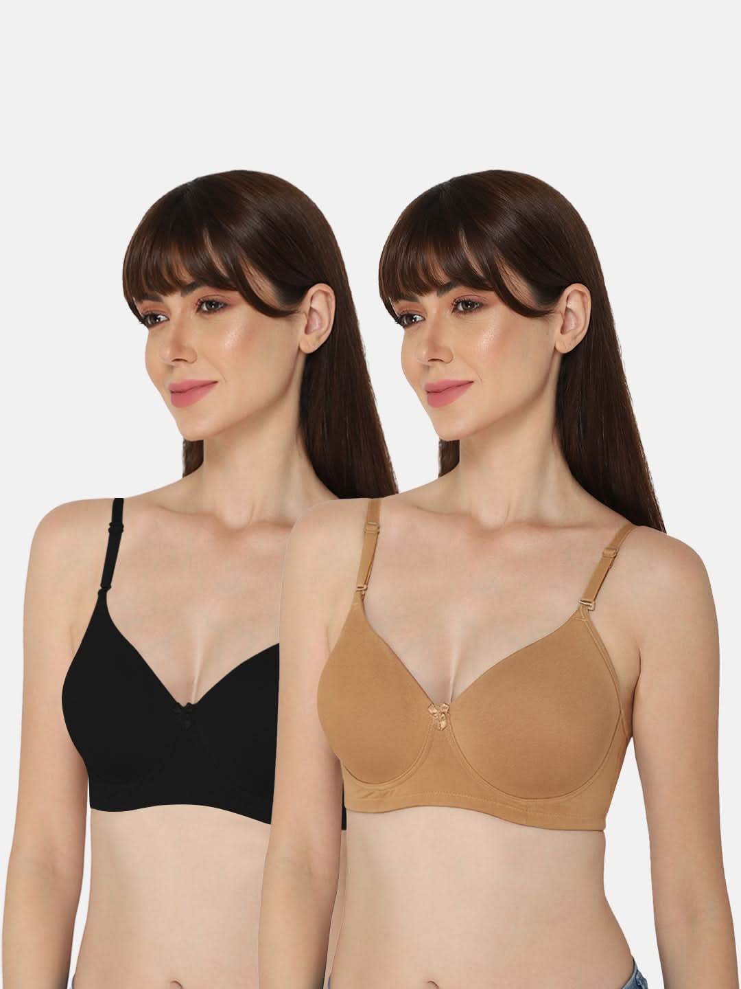 Intimacy Everyday Padded Bra Combo Pack – Comfortable and Supportive Bras for Daily Wear (UC02 - C03) - Naidu Hall Family Store