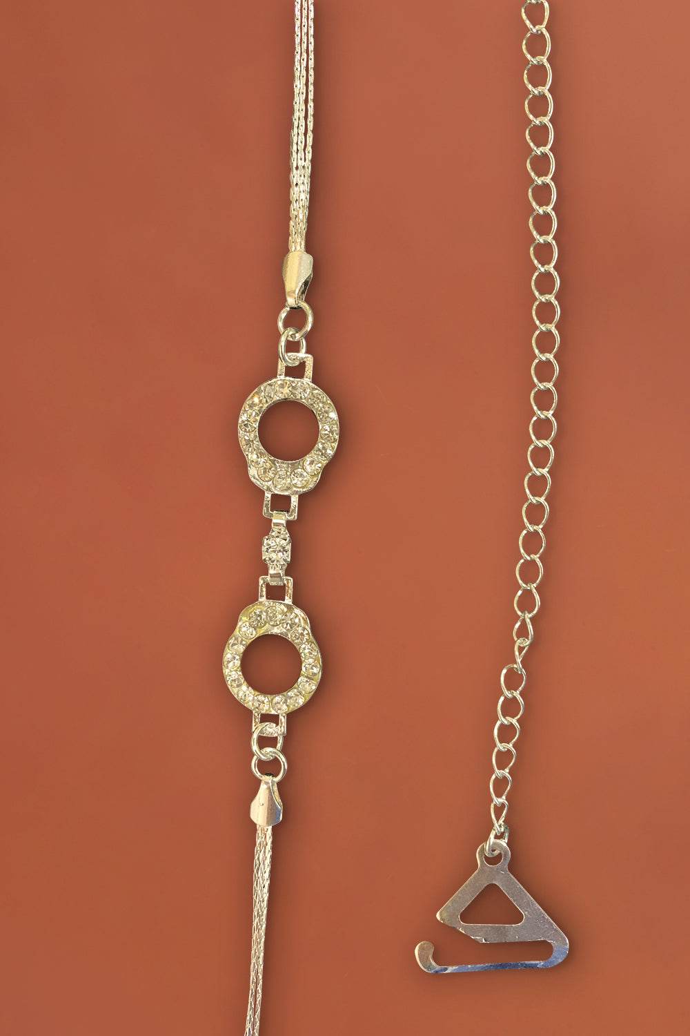 Intimacy Crystal Single Layer Detachable Strap - Silver - Naidu Hall Family Store