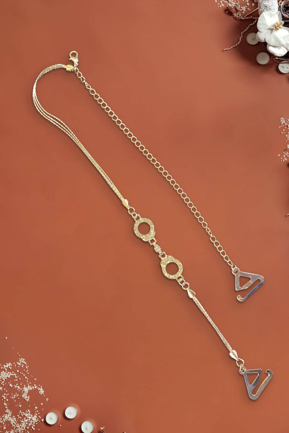 Intimacy Crystal Single Layer Detachable Strap - Silver - Naidu Hall Family Store