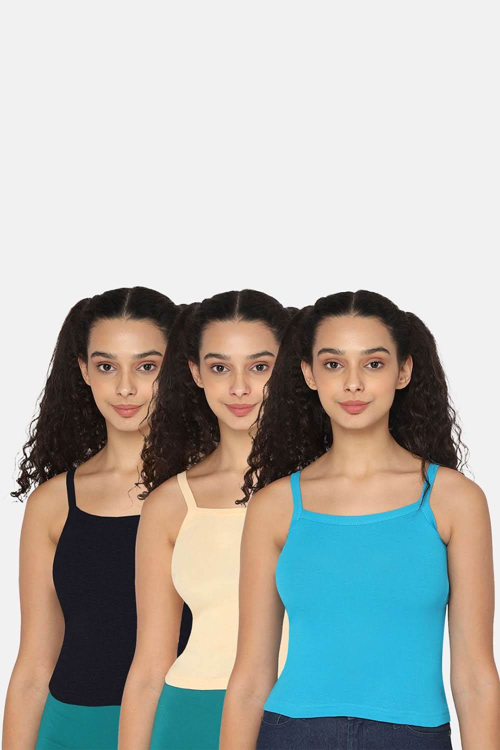 Intimacy Camisole-Slip Special Combo Pack - In01 - Pack of 3 - C33 - Naidu Hall Family Store
