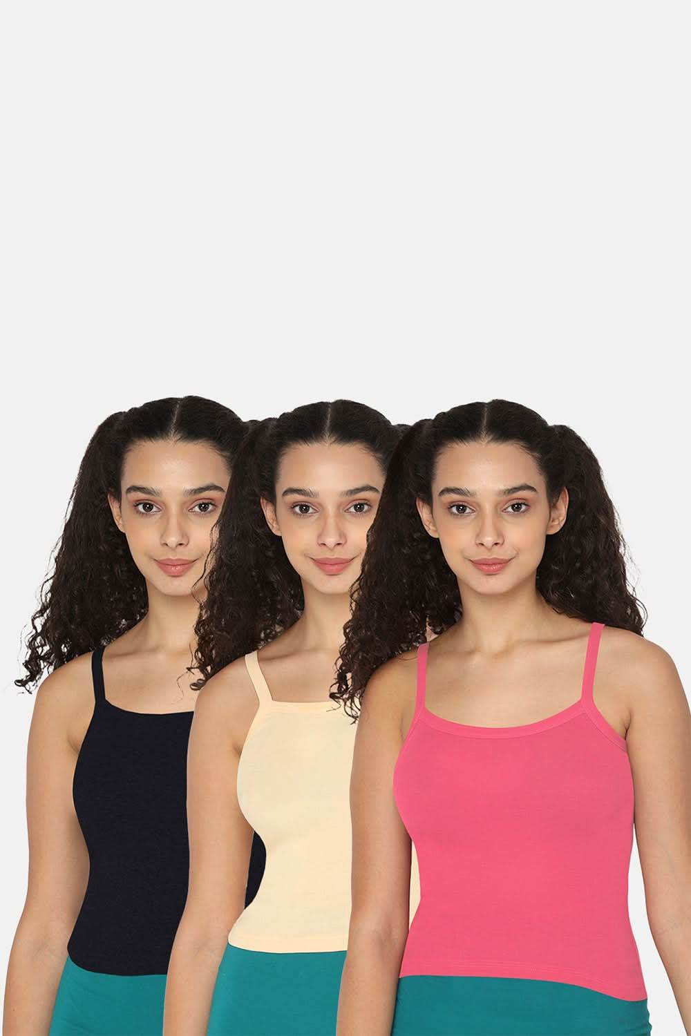 Intimacy Camisole-Slip Special Combo Pack - In01 - Pack of 3 - C66 - Naidu Hall Family Store