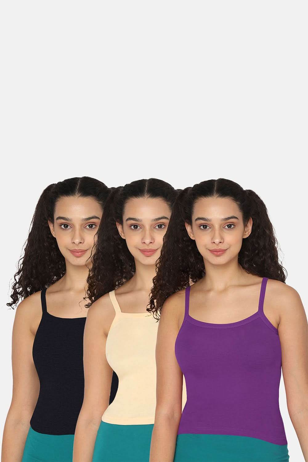 Intimacy Camisole-Slip Special Combo Pack - In01 - Pack of 3 - C34 - Naidu Hall Family Store