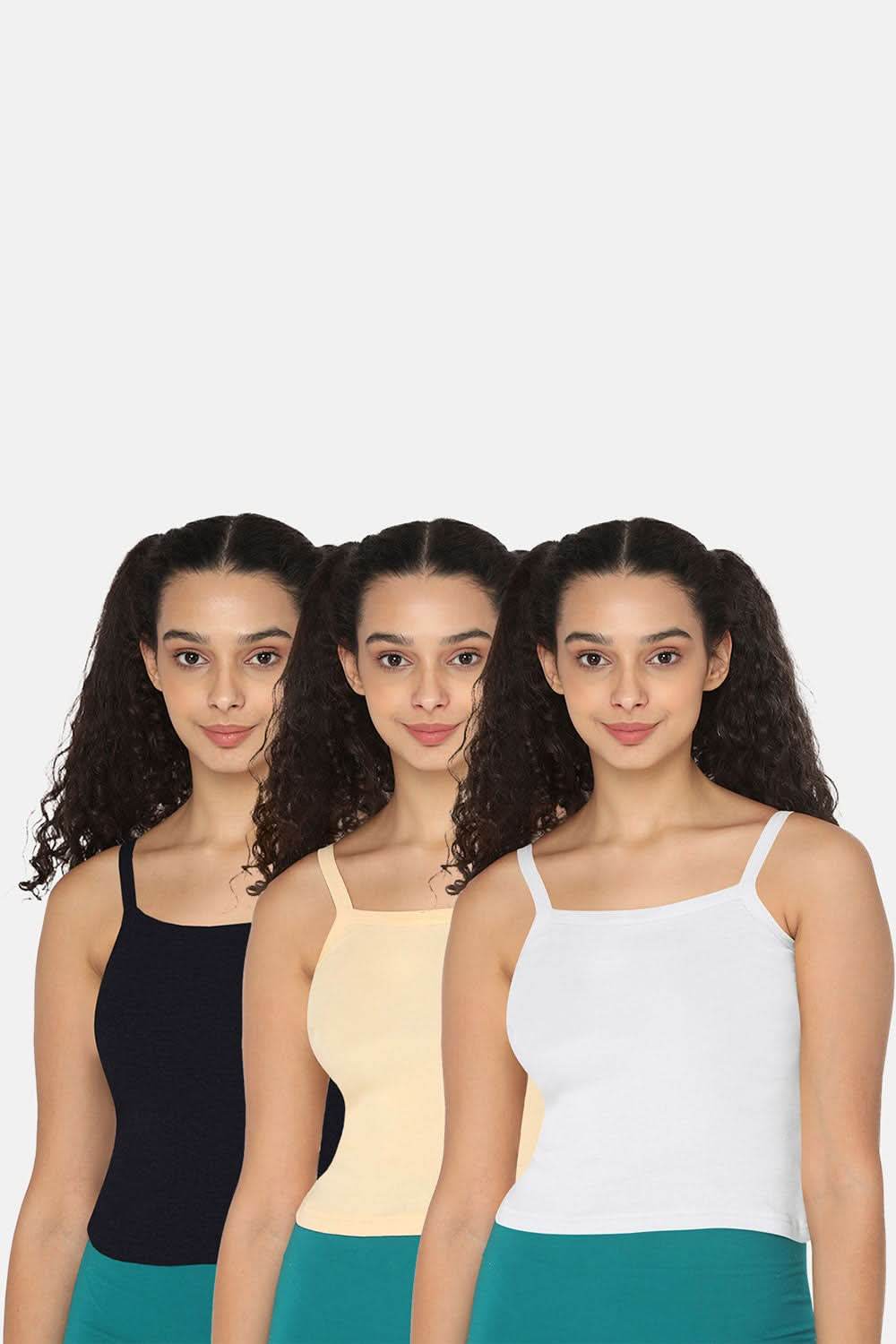 Intimacy Camisole-Slip Full Coverage Special Combo Pack - In01 - Pack of 3 - C63 - Naidu Hall Family Store