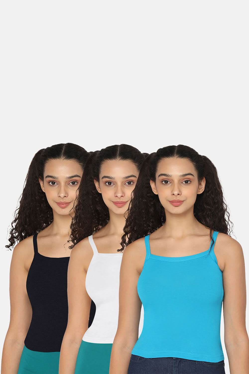 Intimacy Camisole-Slip Special Combo Pack - In01 - Pack of 3 - C41 - Naidu Hall Family Store