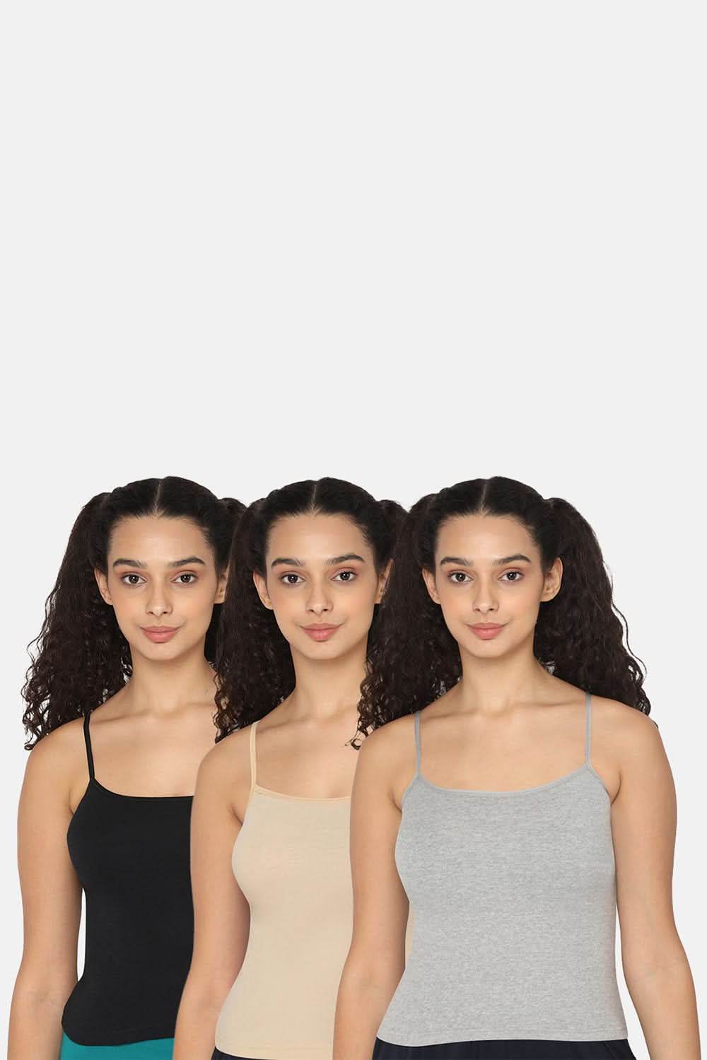 Intimacy Camisole-Slip Special Combo Pack - In02 - Pack of 3 - C53 - Naidu Hall Family Store