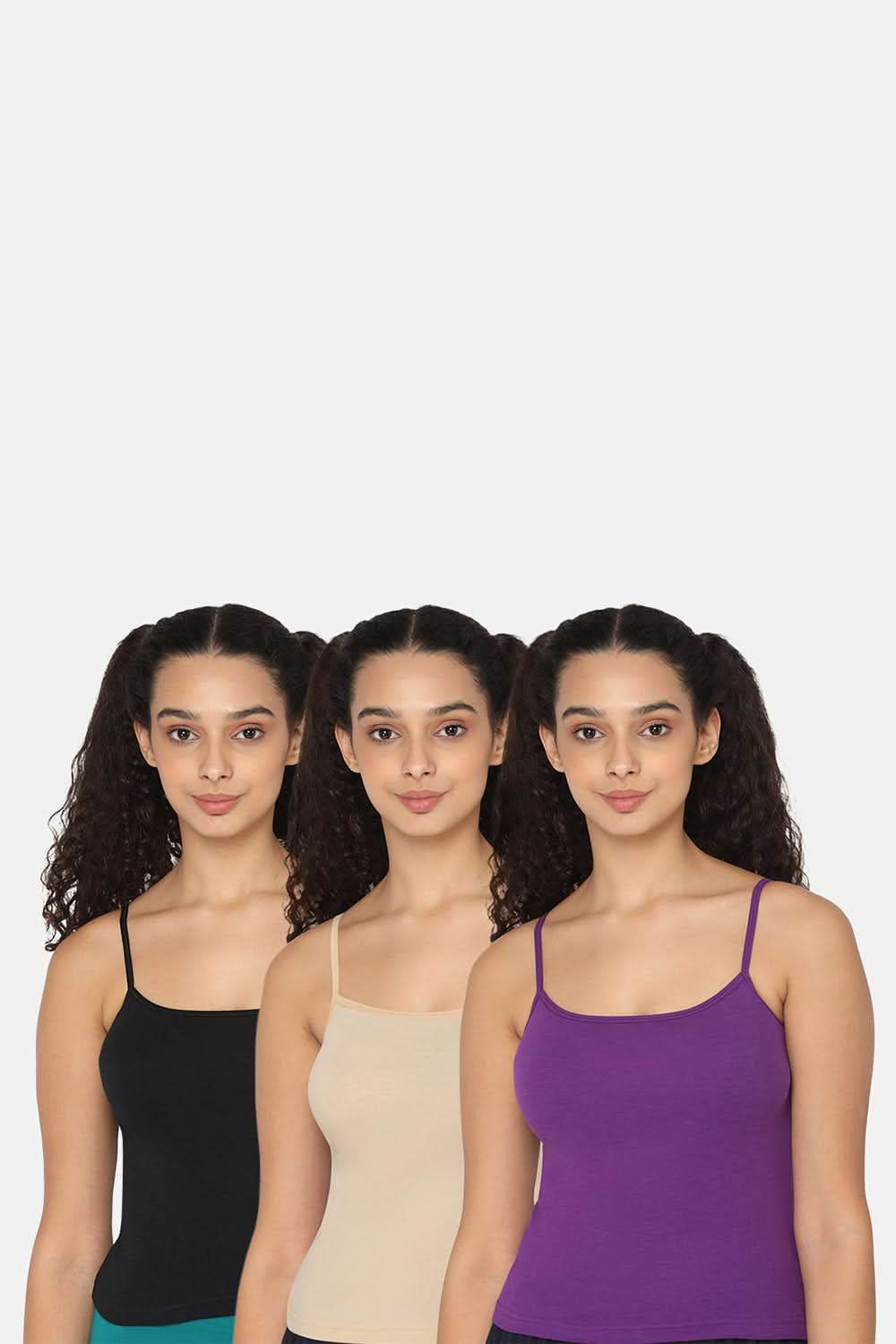 Intimacy Camisole-Slip Special Combo Pack - In02 - Pack of 3 - C34 - Naidu Hall Family Store