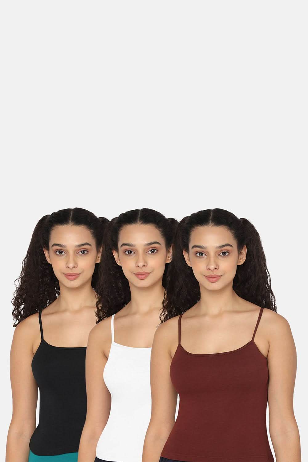 Intimacy Camisole-Slip Special Combo Pack - In02 - Pack of 3 - C57 - Naidu Hall Family Store