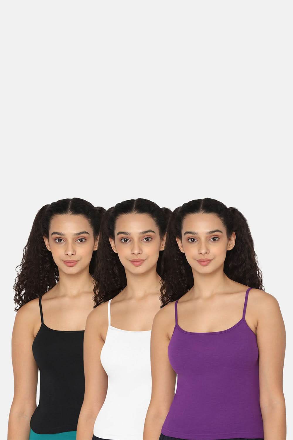 Intimacy Camisole-Slip Special Combo Pack - In02 - Pack of 3 - C42 - Naidu Hall Family Store