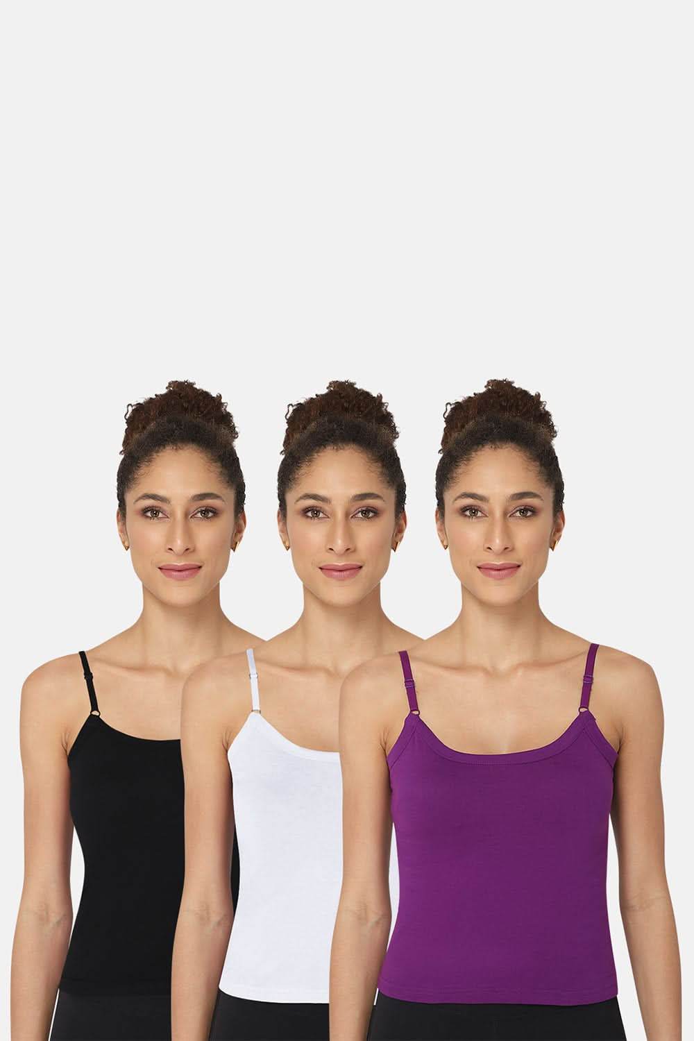 Intimacy Camisole-Slip Special Combo Pack - In05 - Pack of 3 - C42 - Naidu Hall Family Store