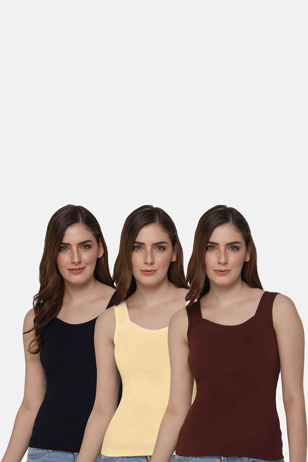 Intimacy Tank-Top Special Combo Pack - In07 - Pack of 3 - C54 - Naidu Hall Family Store
