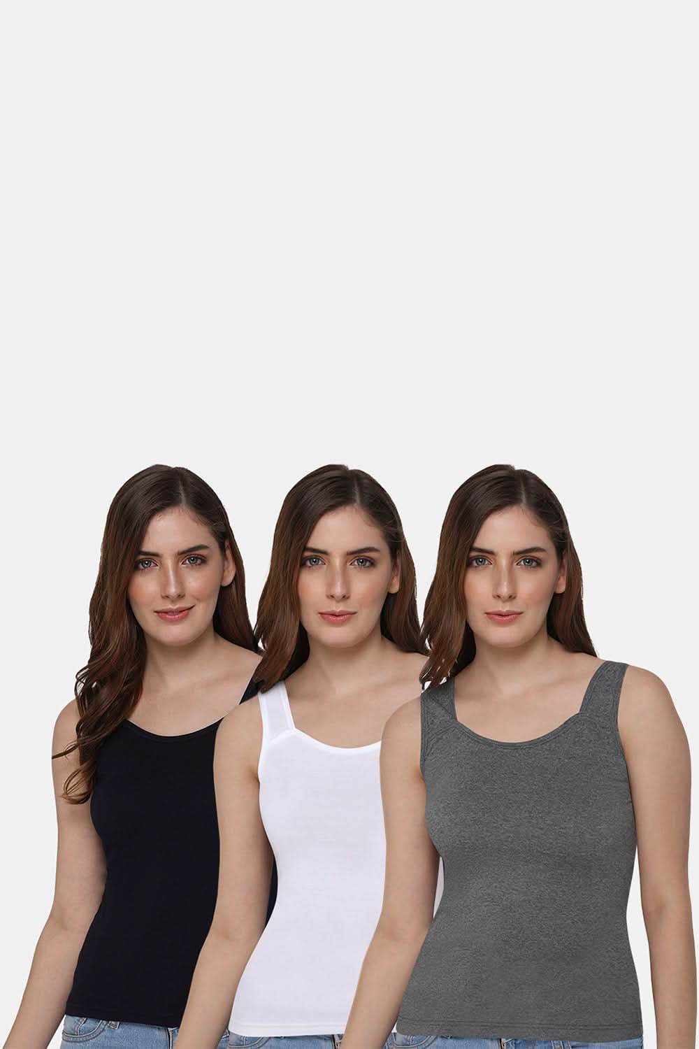 Intimacy Tank-Top Special Combo Pack - In07 - Pack of 3 - C55 - Naidu Hall Family Store