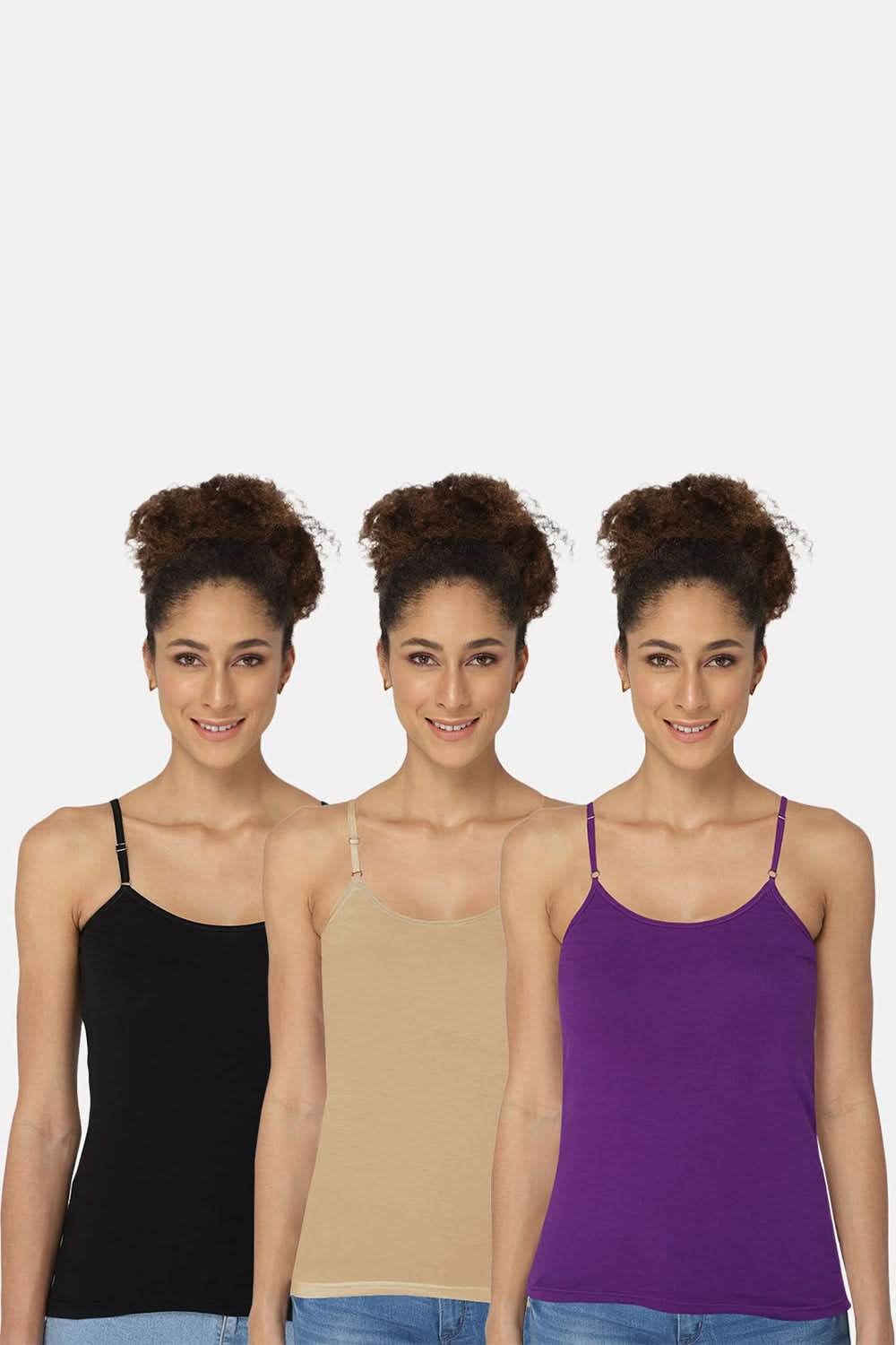 Intimacy Camisole-Slip Special Combo Pack - In08 - Pack of 3 - C34 - Naidu Hall Family Store