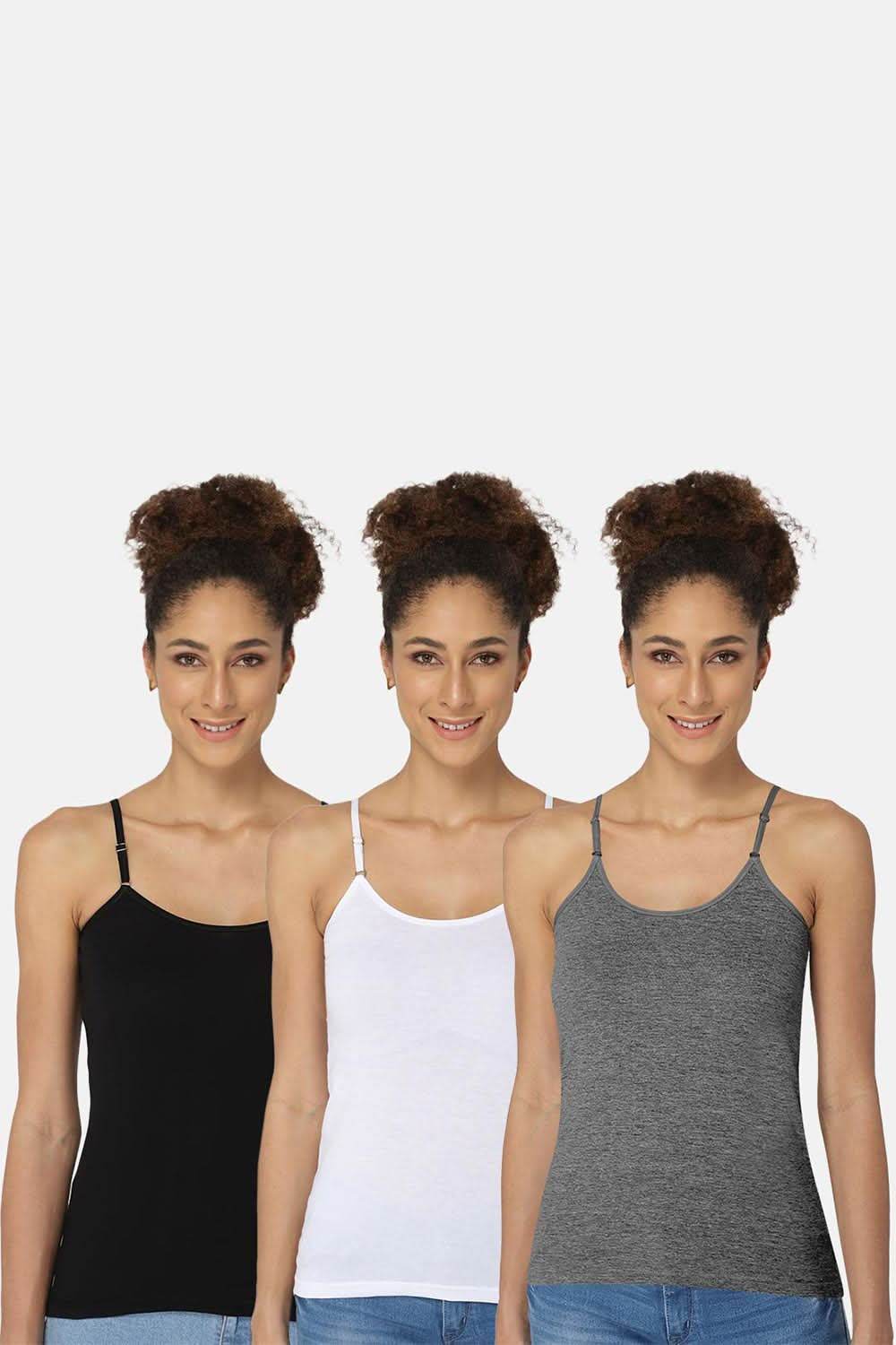 Intimacy Camisole-Slip Special Combo Pack - In08 - Pack of 3 - C55 - Naidu Hall Family Store
