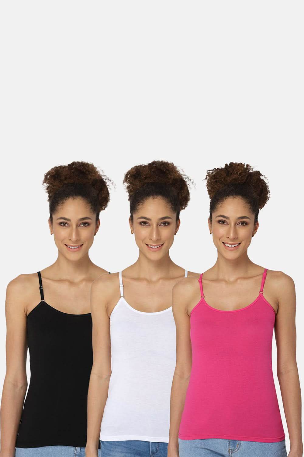 Intimacy Camisole-Slip Special Combo Pack - In08 - Pack of 3 - C38 - Naidu Hall Family Store