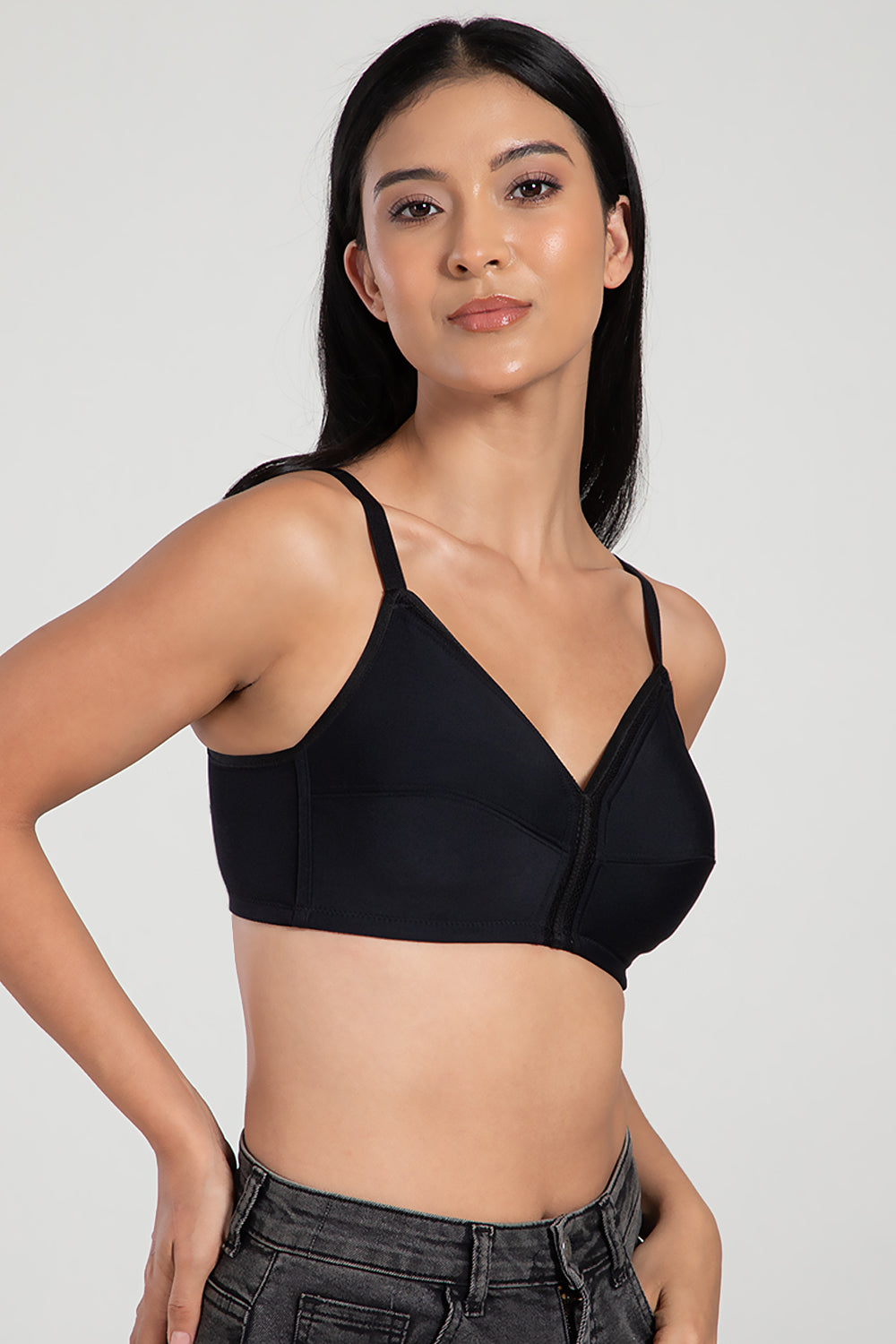 Intimacy Bra for Women – Non-Wired With Seam Everyday Bra with 3/4 Coverage, Smooth Back Support & All-Day Comfort - SS06