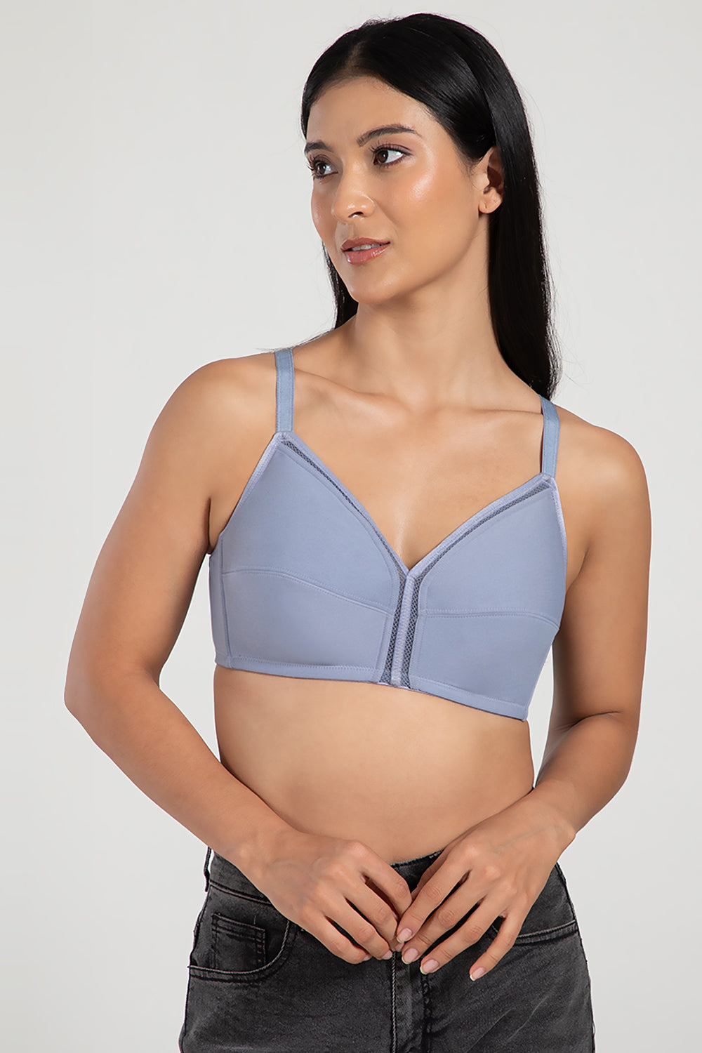 Intimacy Bra for Women – Non-Wired With Seam Everyday Bra with 3/4 Coverage, Smooth Back Support & All-Day Comfort - SS06