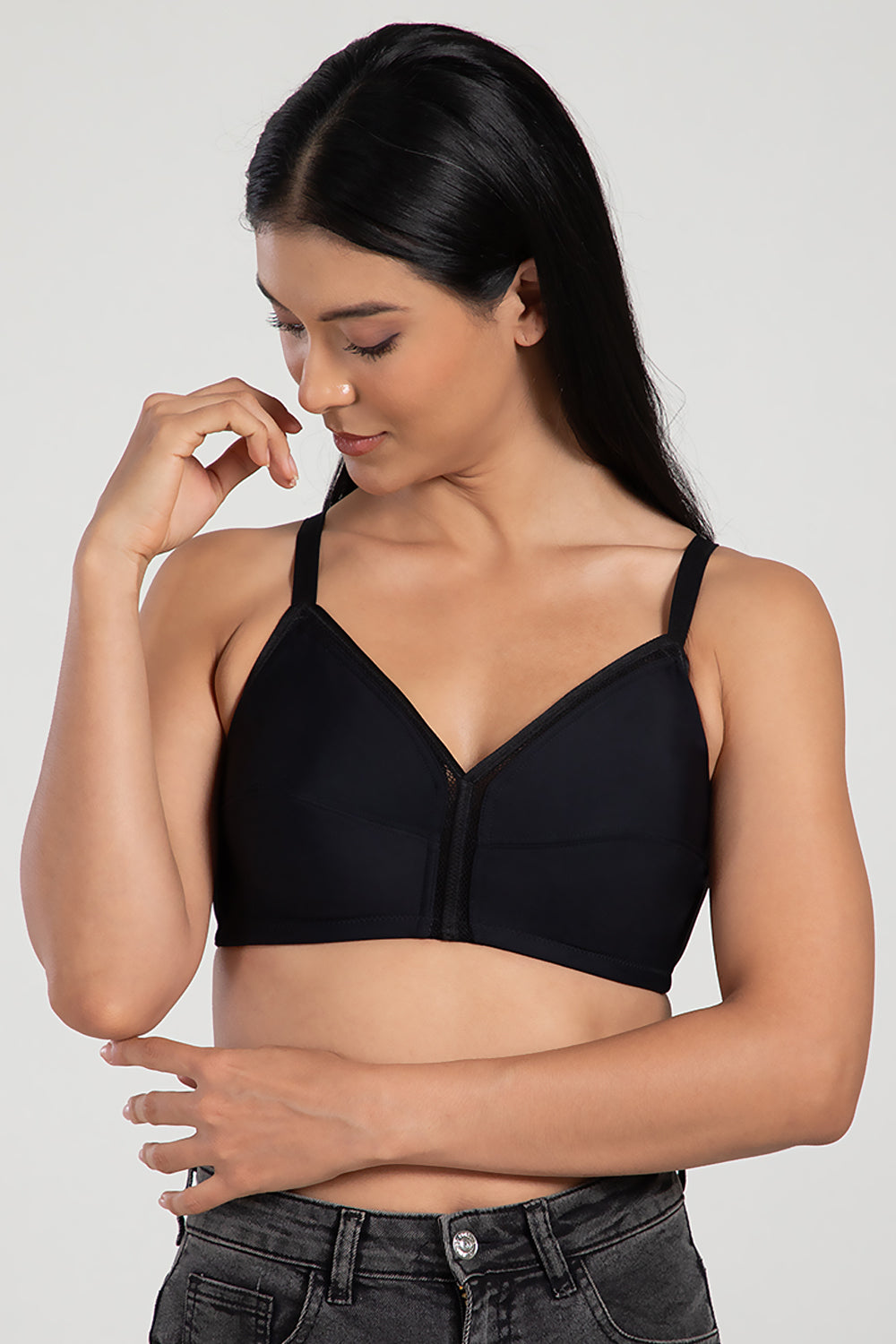 Intimacy Bra for Women – Non-Wired With Seam Everyday Bra with 3/4 Coverage, Smooth Back Support & All-Day Comfort - SS06
