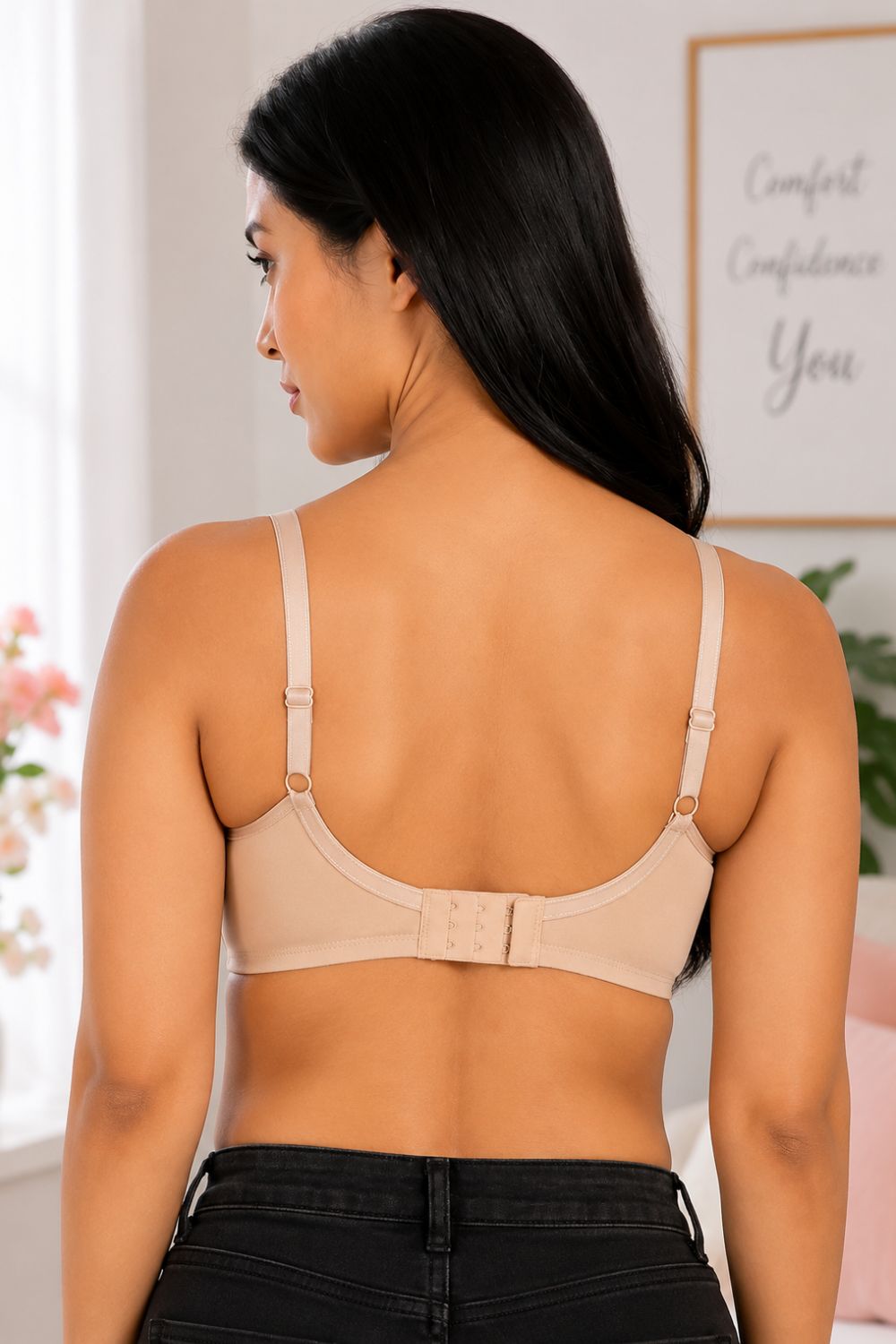 Intimacy Bra for Women – Non-Wired With Seam Everyday Bra with 3/4 Coverage, Smooth Back Support & All-Day Comfort - SS06