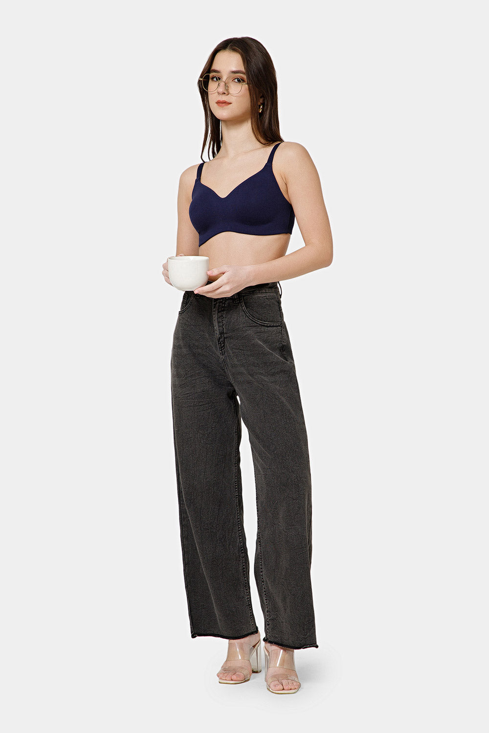 Intimacy Cotton Padded Bra for Women – 3/4 Coverage Non Wired Seamless T-Shirt Bra | Molded Cup Daily Wear Comfortable Bra for T-Shirts, Salwar & Tops - SS02