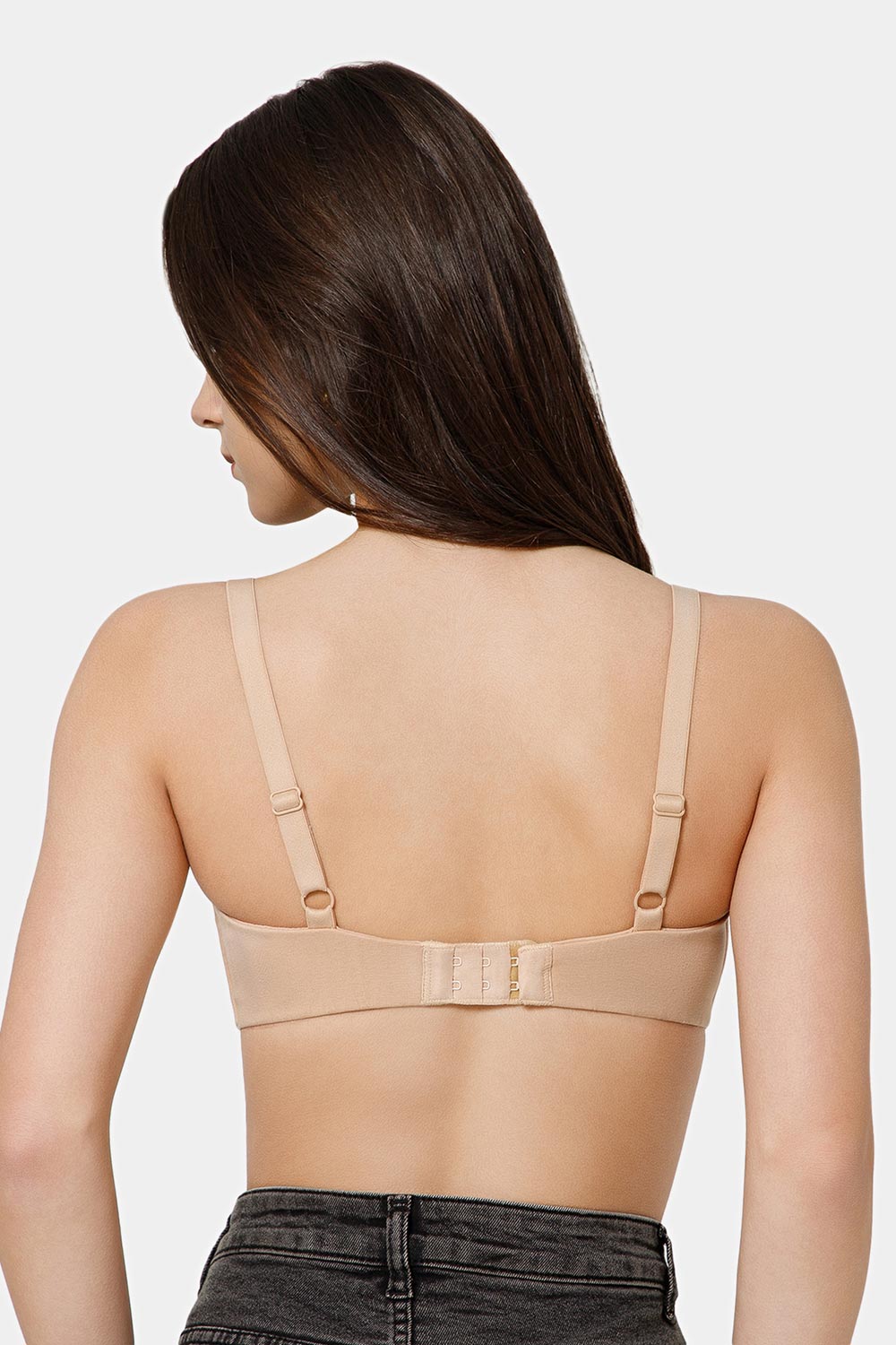 Intimacy Cotton Padded Bra for Women – 3/4 Coverage Non Wired Seamless T-Shirt Bra | Molded Cup Daily Wear Comfortable Bra for T-Shirts, Salwar & Tops - SS02