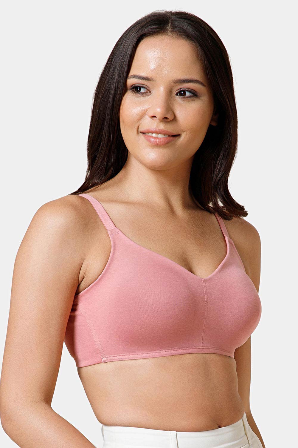 Intimacy Women’s Cotton T-Shirt Bra – Non-Wired Seamless Everyday Bra with 3/4 Coverage | Smooth Comfort Bra for Women - SS04