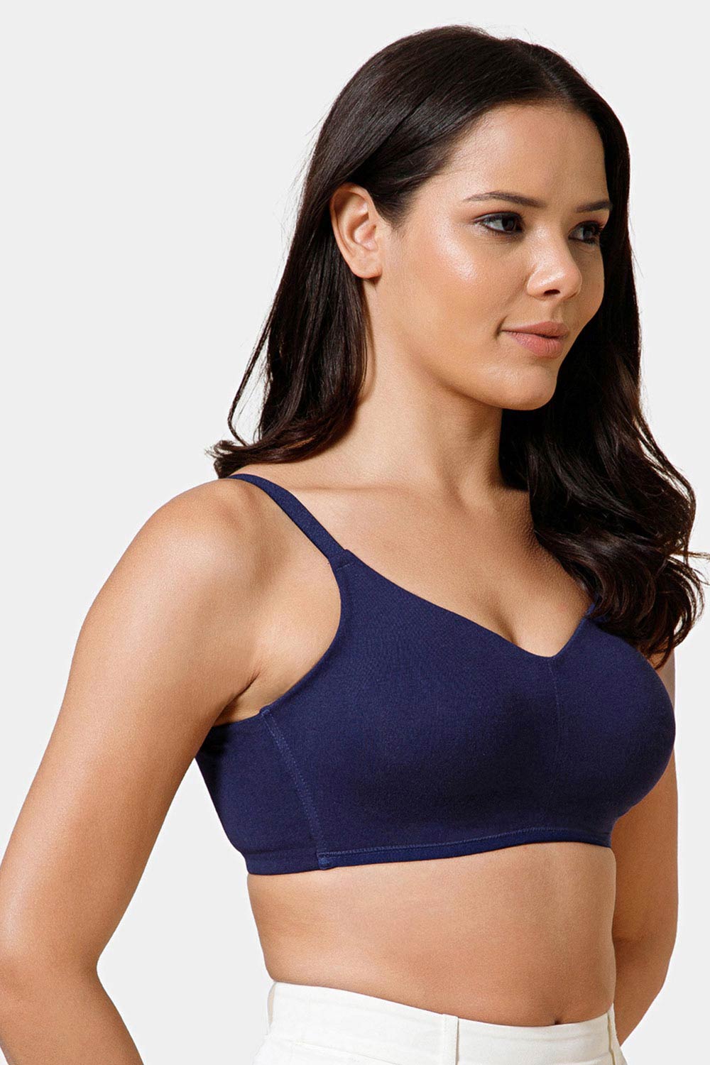 Intimacy Women’s Cotton T-Shirt Bra – Non-Wired Seamless Everyday Bra with 3/4 Coverage | Smooth Comfort Bra for Women - SS04