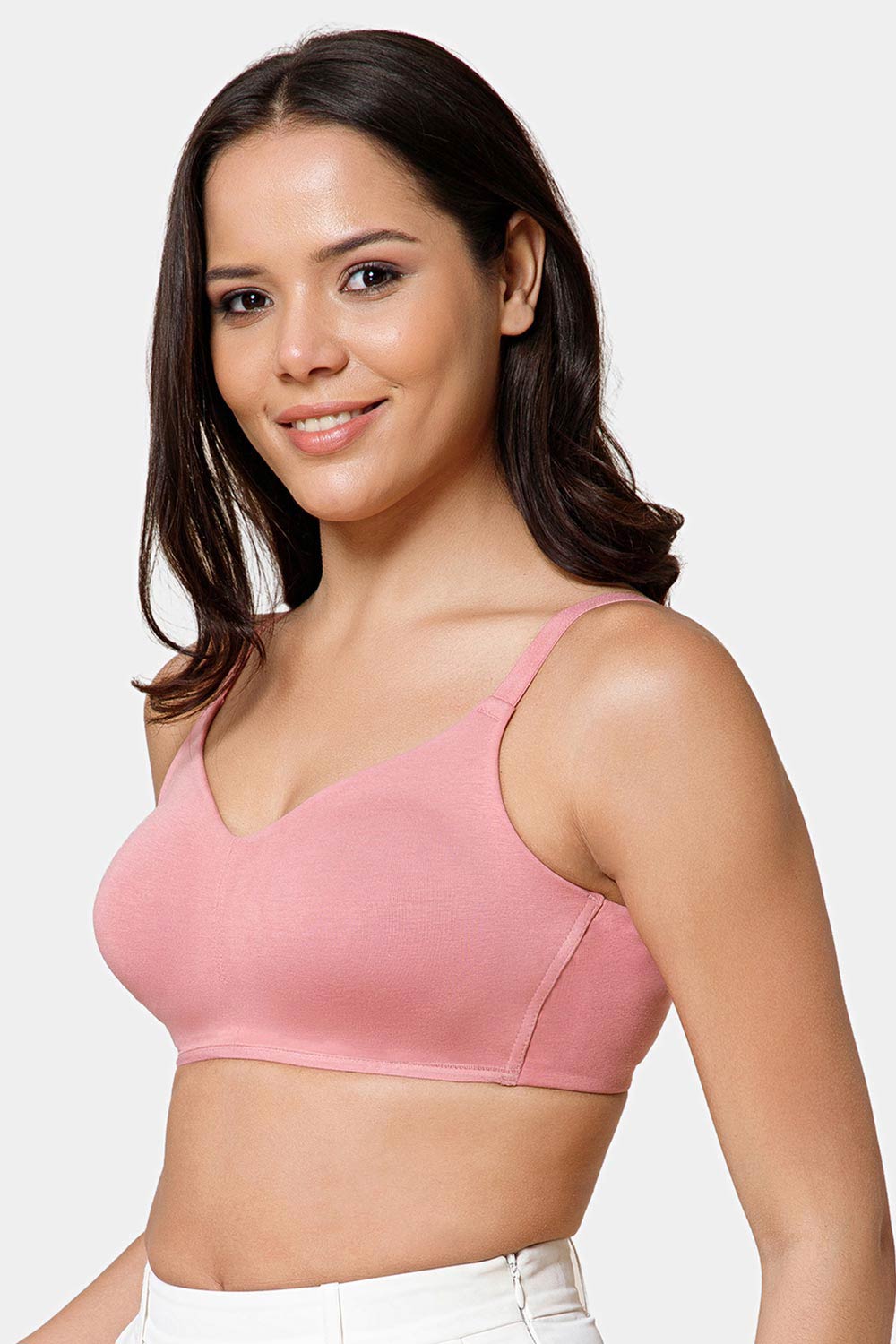 Intimacy Women’s Cotton T-Shirt Bra – Non-Wired Seamless Everyday Bra with 3/4 Coverage | Smooth Comfort Bra for Women - SS04