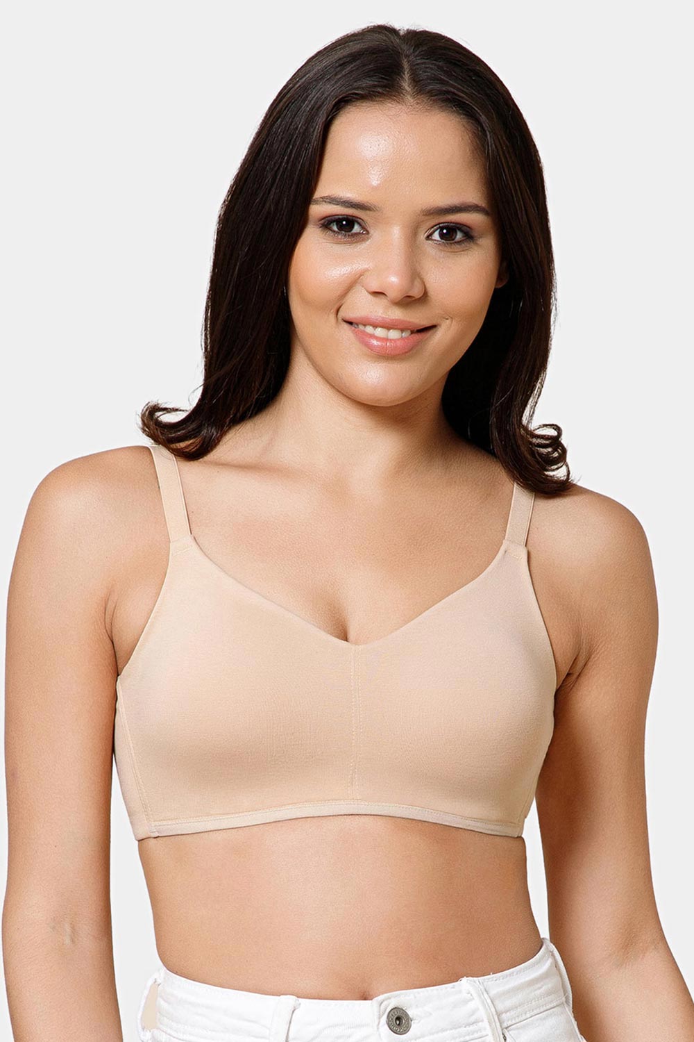 Intimacy Women’s Cotton T-Shirt Bra – Non-Wired Seamless Everyday Bra with 3/4 Coverage | Smooth Comfort Bra for Women - SS04