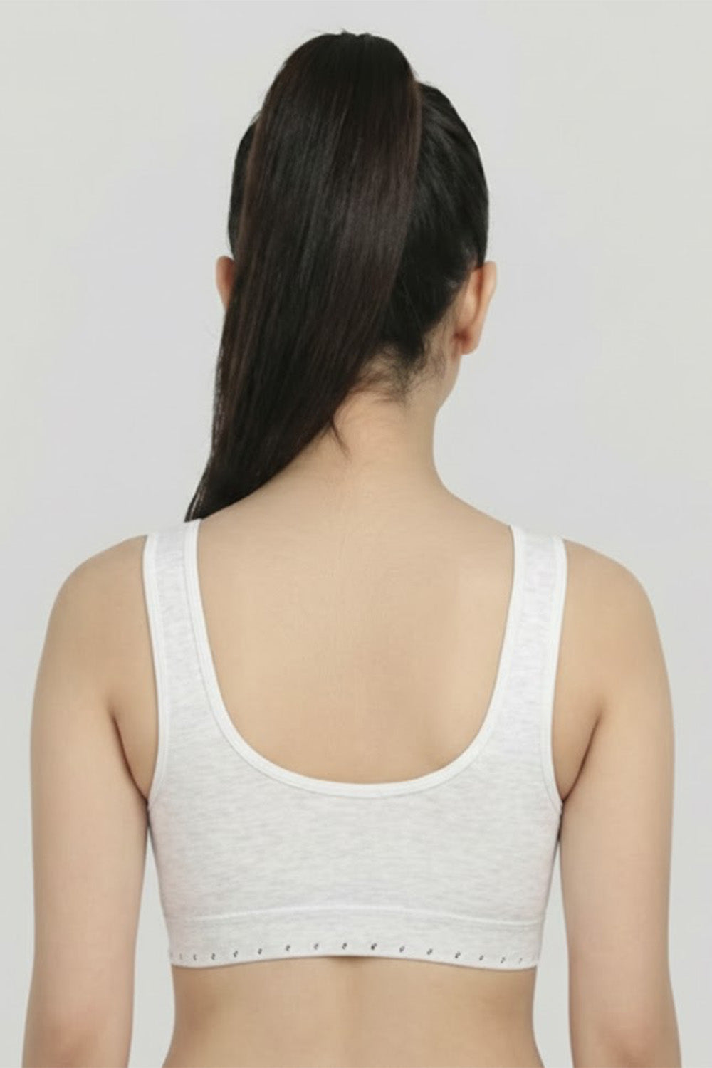 Teen Girls’ Printed Padded Sport Bra – Medium-Coverage, Sweat-Absorbent & Seamless Comfort - 702