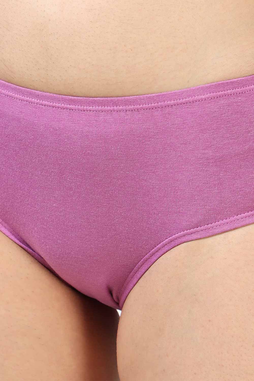 Lavos Organic Bamboo Inner elastic Mid waist Hipster for Women- Pack of 3