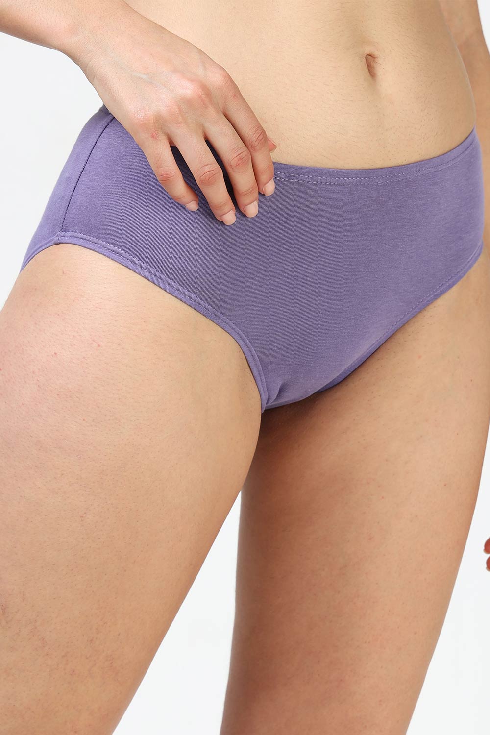 Lavos Organic Bamboo Inner elastic Mid waist Hipster for Women- Pack of 3