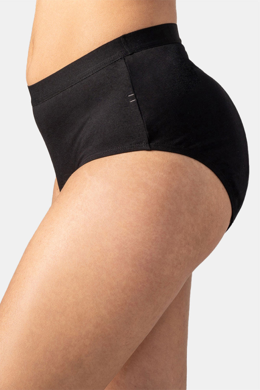 Mahina Reusable & Leak Proof Period Panty Black Cotton High Rise Heavy Flow Pack of 1