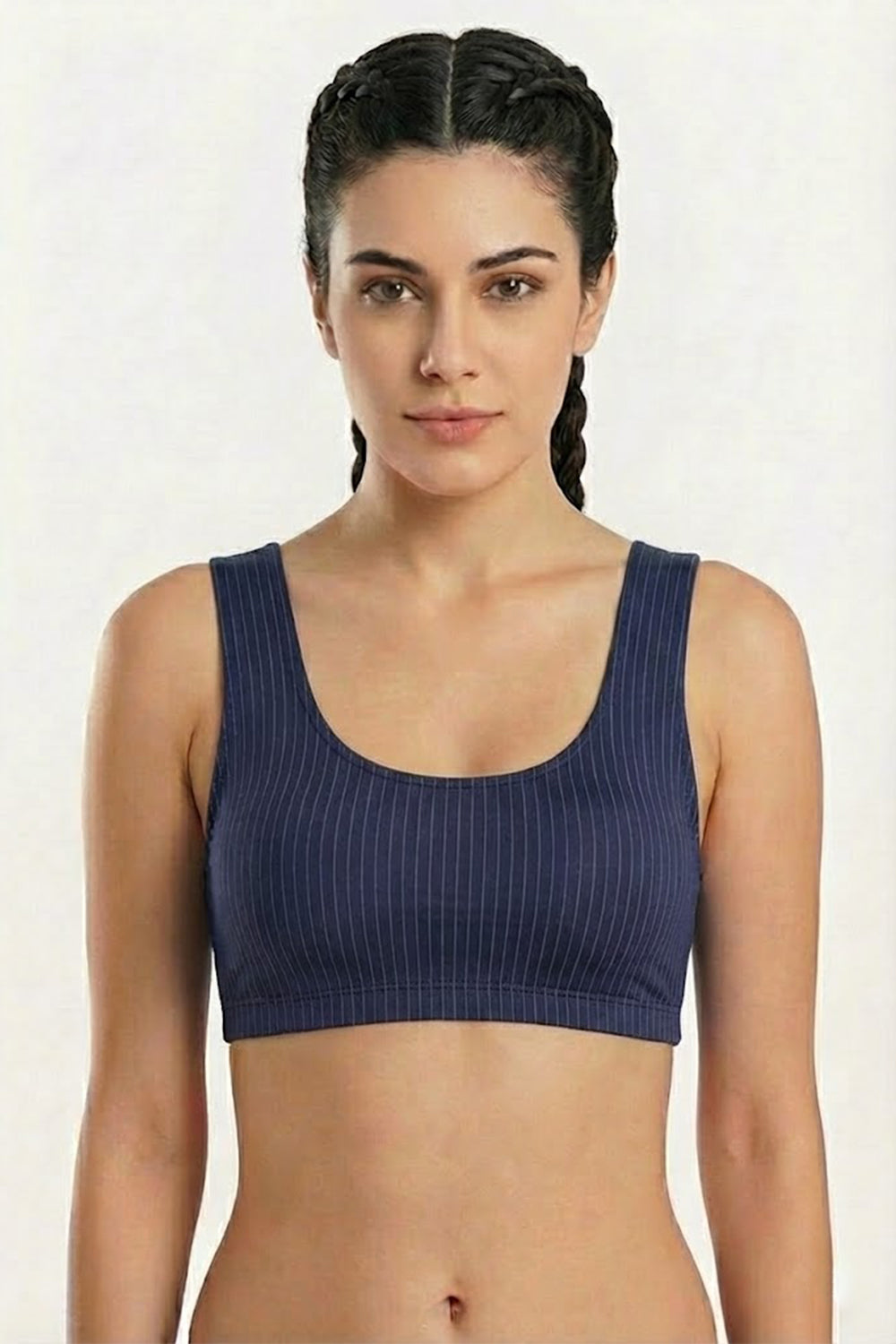 Women’s Printed Padded Sport Bra – High Coverage, Seamless & Soft Feel, Non-Wired Comfort - 168