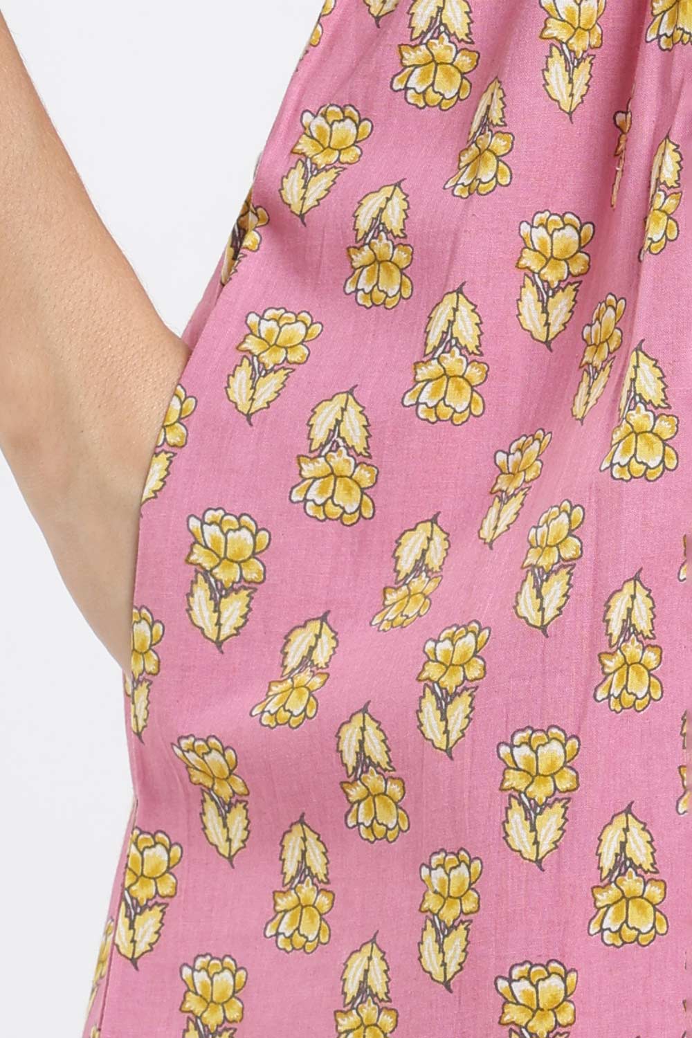 Naidu Hall Printed Cotton Nighty for Women – Full Length Flared A-Line Sleepwear with Lace V-Neck & Button Placket | Comfortable Daily Wear Nighty
- NB44