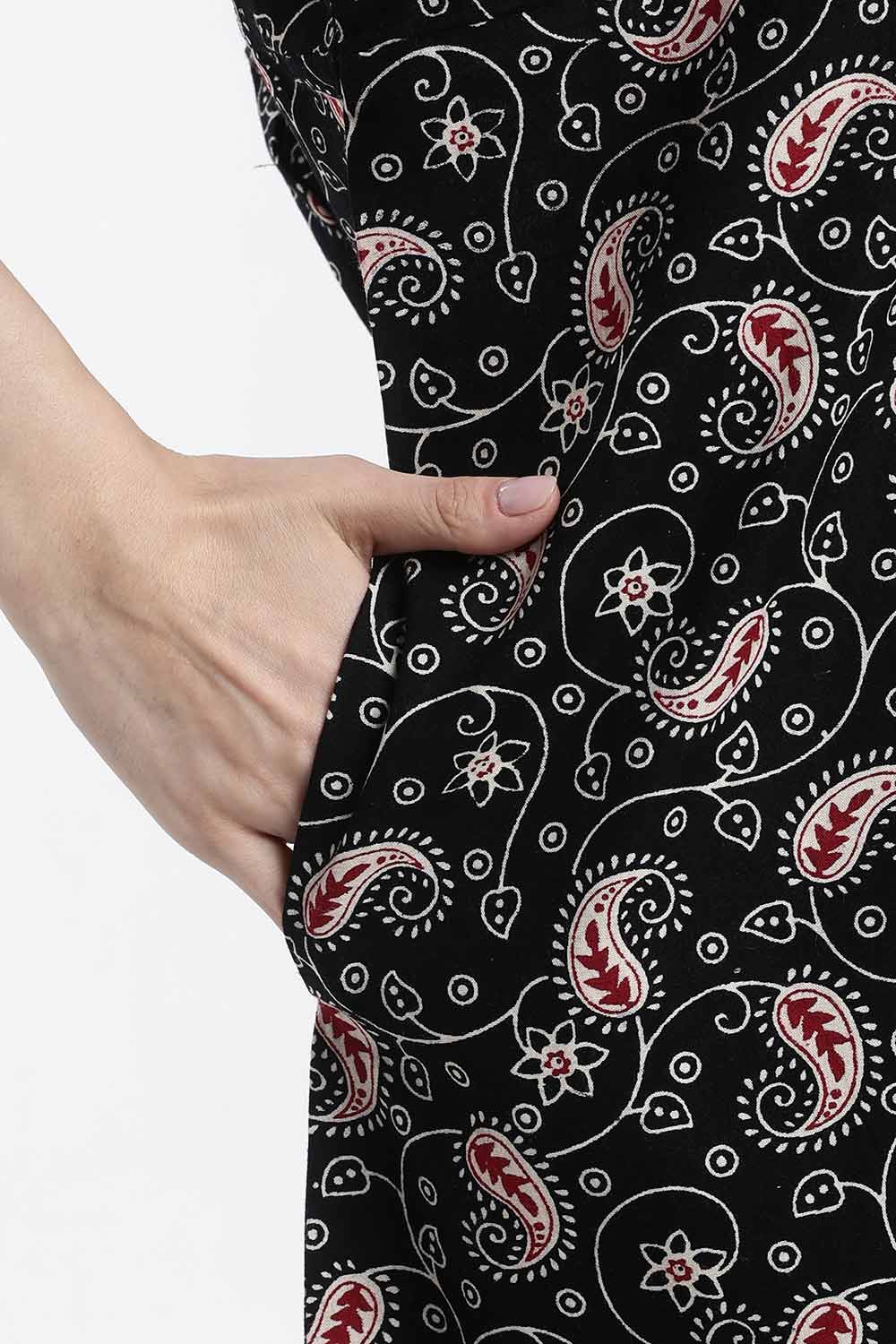 Naidu Hall Women’s Printed Cotton Nighty – Full Length Box Neck Nighty with Underbust Gathers & Patchwork Detail | Daily Wear Sleepwear for Women
- NB47